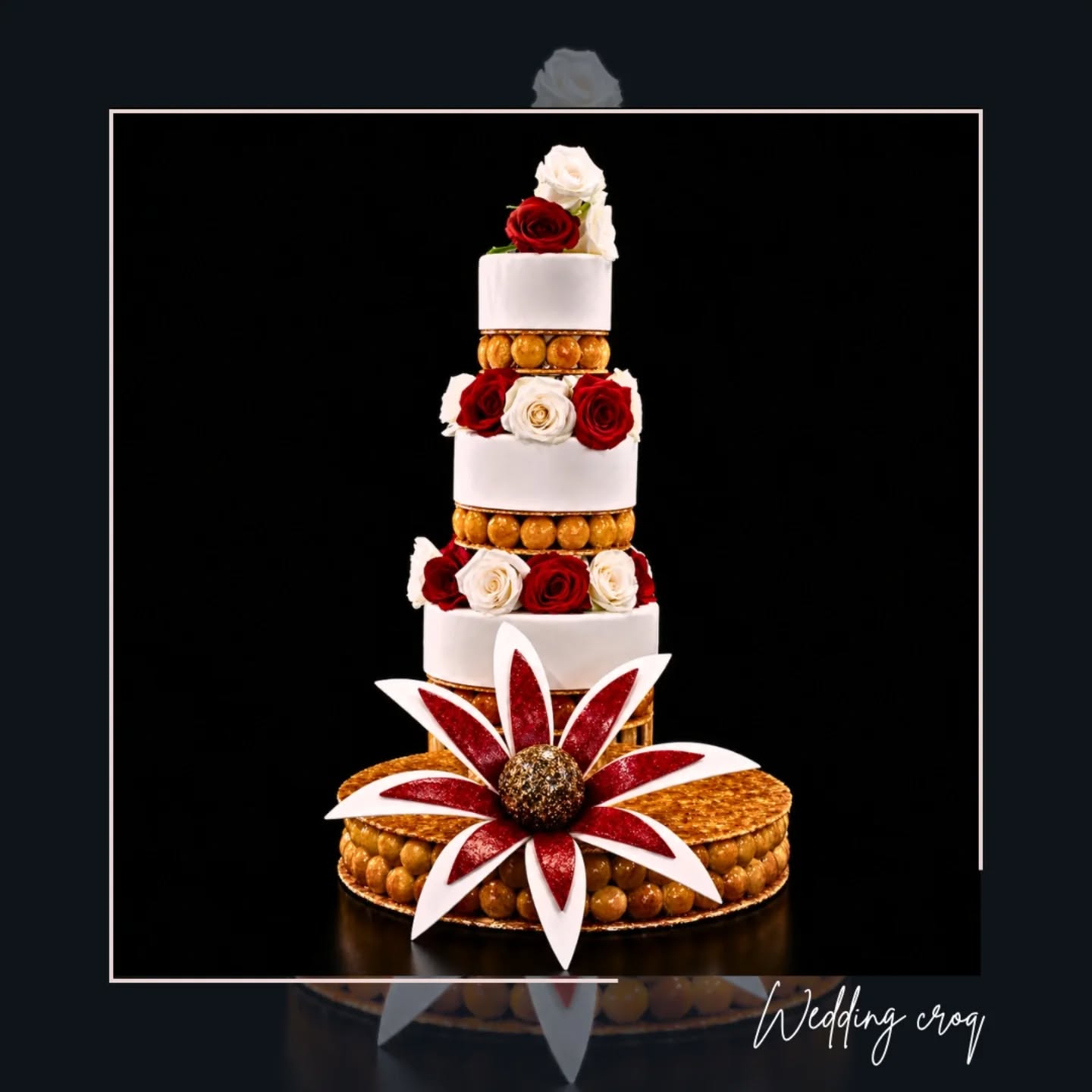 💍 WEDDING CROQ 💍

Wedding Croq "Idylle" designed by @jeanphilippewalser et réalisée par notre groupe lors du stage @coursdepatisserieecole 

Et prochainement disponible sur commande ici.

-
#croquembouche #weddingcroq #weddingcake #lesartsatable #nougatine