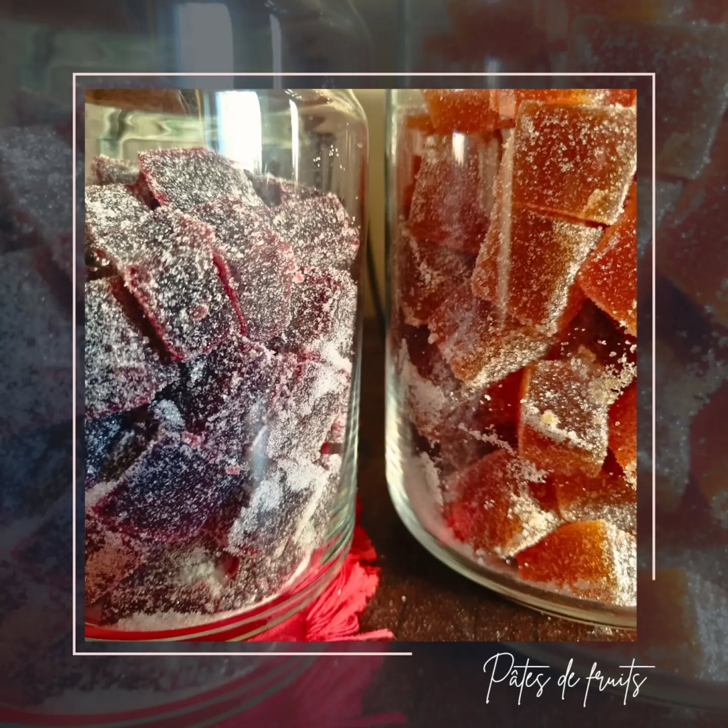 🍒 PÂTES DE FRUITS 🍒

Pâtes de fruits jolies jolies...

Retrouvez nos deux nouveautés de l'année :

- cerises griottes et poivre de Sichuan 
- abricots et romarin 

-
#patedefruit #cerise #abricot #lesartsatable